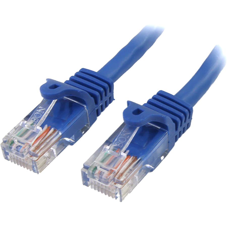 StarTech.com Cat5e Ethernet Cable7 ft - Blue - Patch Cable - Snagless Cat5e
