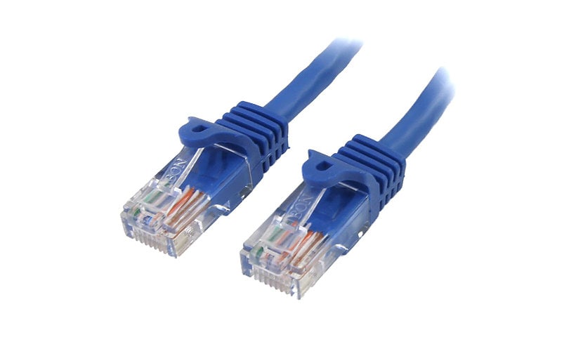 StarTech.com Cat5e Ethernet Cable 7 ft Blue - Cat 5e Snagless Patch Cable