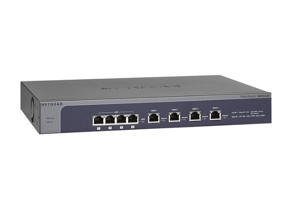 NETGEAR ProSAFE Quad WAN VPN Firewall w/ SSL and IPSec VPN (SRX5308-100NAS)