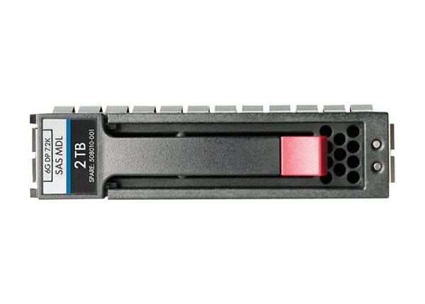 HPE Dual Port Midline - hard drive - 2 TB - SAS 6Gb/s