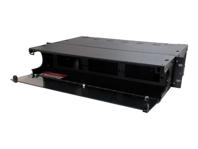 C2G Q-Series Fiber Distribution System 6-PANEL RACK-MOUNT FIBER OPTIC ENCLOSURE - patch panel housing - 2U