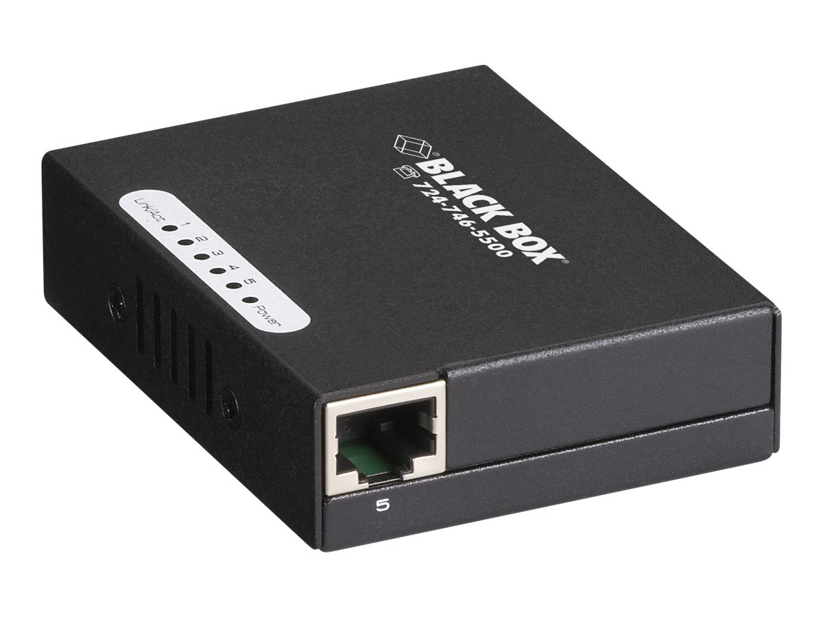 Black Box USB-Powered - switch - 5 ports - LBS005A - Modular