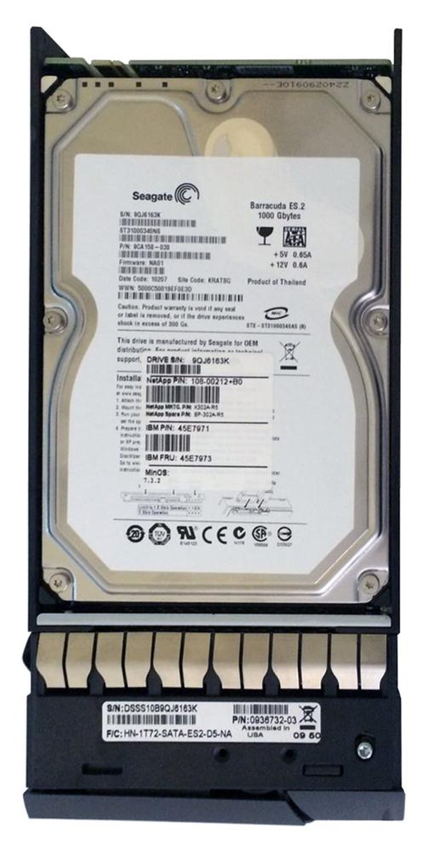 NetApp - hard drive - 1 TB - SATA 1.5Gb/s
