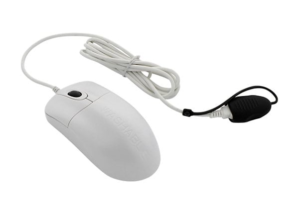 Seal Shield Silver Storm Waterproof - mouse - USB - white