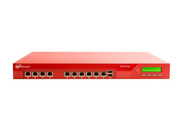 WatchGuard XTM 8 Series 810 - security appliance - with 1 year LiveSecurity Service