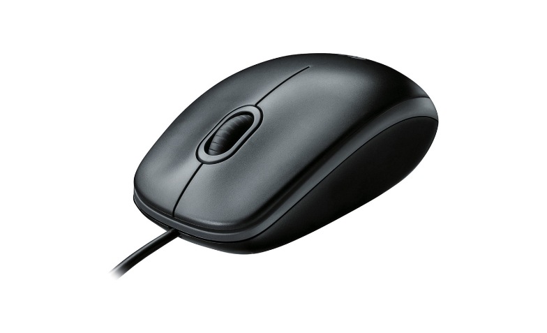 Logitech - Souris optique filaire B100 USB - Blanche