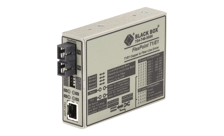Black Box FlexPoint RS-232 to Fiber Converter - serial port