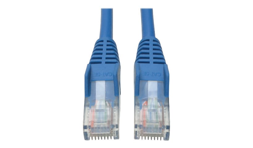 Eaton Tripp Lite Series Cat5e 350 MHz Snagless Molded (UTP) Ethernet Cable (RJ45 M/M), PoE - Blue, 15 ft. (4.57 m) -