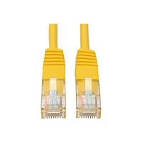 Eaton Tripp Lite Series Cat5e 350 MHz Molded (UTP) Ethernet Cable (RJ45 M/M), PoE - Yellow, 1 ft. (0.31 m) - patch cable