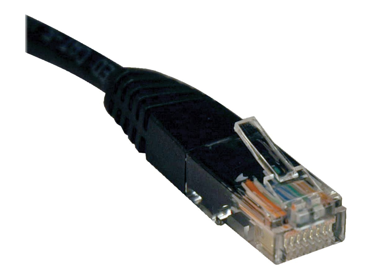 Thumbnail 2 of 2 for Eaton Tripp Lite Series Cat5e 350 MHz Molded (UTP) Ethernet Cable (RJ45 M/M), PoE - Black, 6 ft. (1.83 m) - patch cable