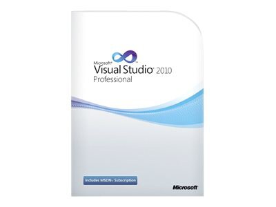 Microsoft Visual Studio 2010 Professional Edition - license - 1 user