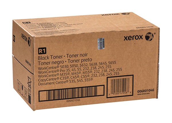 XEROX 2 PACK TONER DC555 WITH WASTE