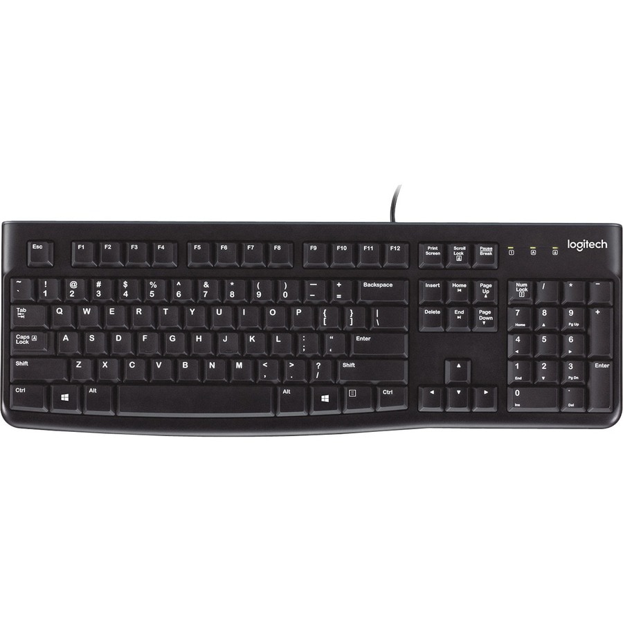 Logitech K120 - keyboard - English - black - 920-002478 Keyboards - CDW.com