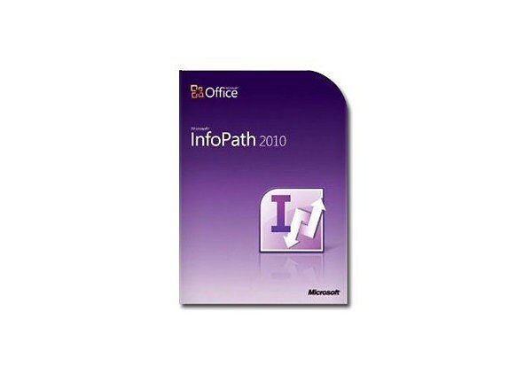 Microsoft InfoPath 2010 - license - 1 PC