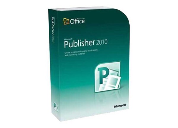 Microsoft Publisher 2010 - license - 1 PC