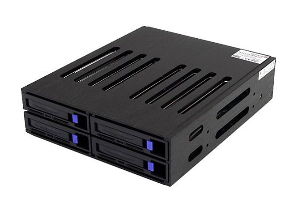 StarTech.com 4 Drive 2.5in Removable SAS SATA Mobile Rack Backplane