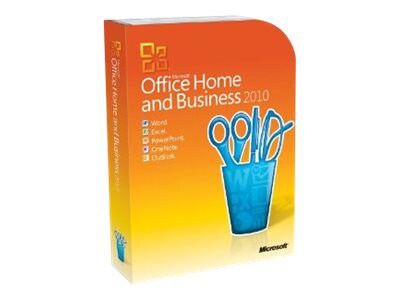 Microsoft Office Home and Business 2010 - box pack - 1 PC, 1 portable device of the same user