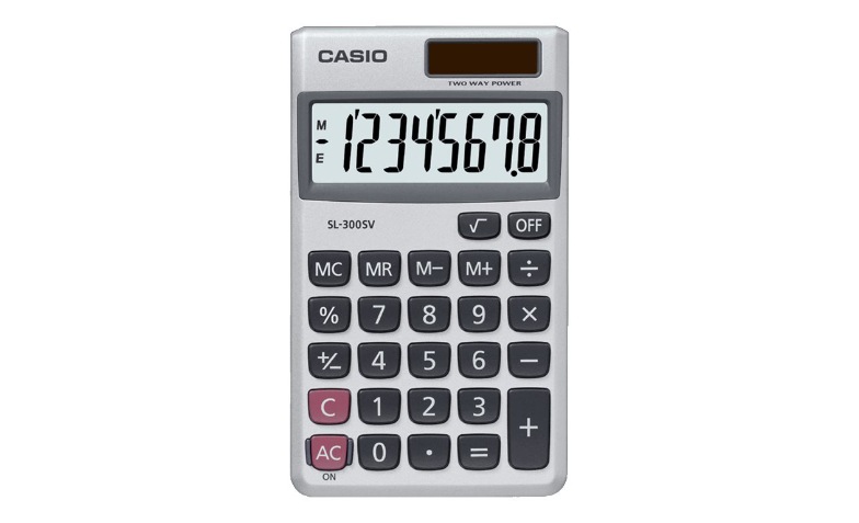 12 Digit Commercial Desktop Calculator (VX-2128V