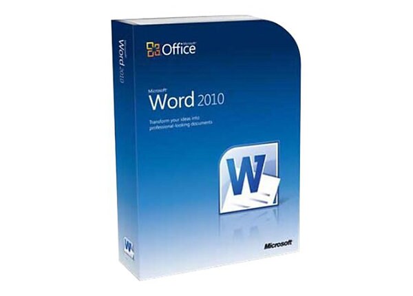 Microsoft Word 2010 - license - 1 PC