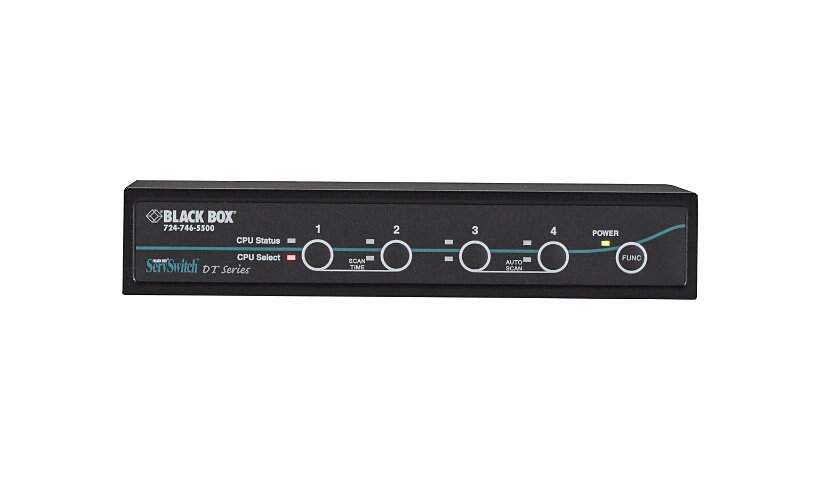 Black Box ServSwitch - KVM switch - 4 ports