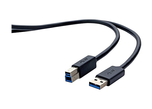 Belkin SuperSpeed 6' USB 3.0 A/B Device Cable - F3U159B06 