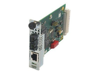 Transition Point System Slide-In-Module Media Converter - media converter - Ethernet, Fast Ethernet