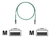 Panduit TX6 10Gig patch cable - 16.4 ft - green