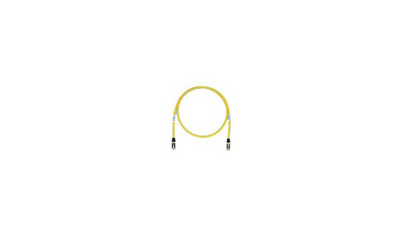 Panduit TX6 10Gig patch cable - 5 ft - yellow