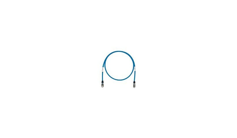 Panduit TX6 10Gig patch cable - 10 ft - blue