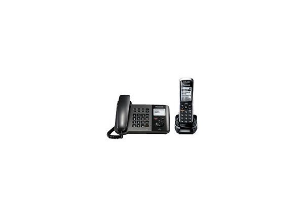 Panasonic KX-TGP550 - cordless VoIP phone + additional handset