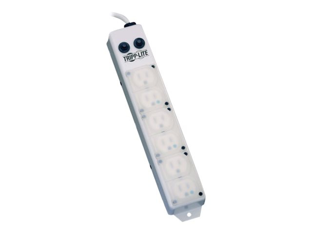 Eaton Tripp Lite Series Safe-IT For Patient-Care Vicinity - UL 1363A Medical-Grade Antimicrobial Power Strip 6 15A