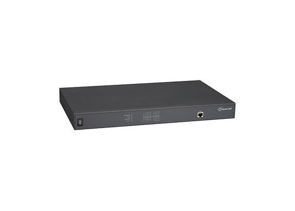 Black Box 24 Port Autosense 10/100/1000 Secure 1U Serial Console Server