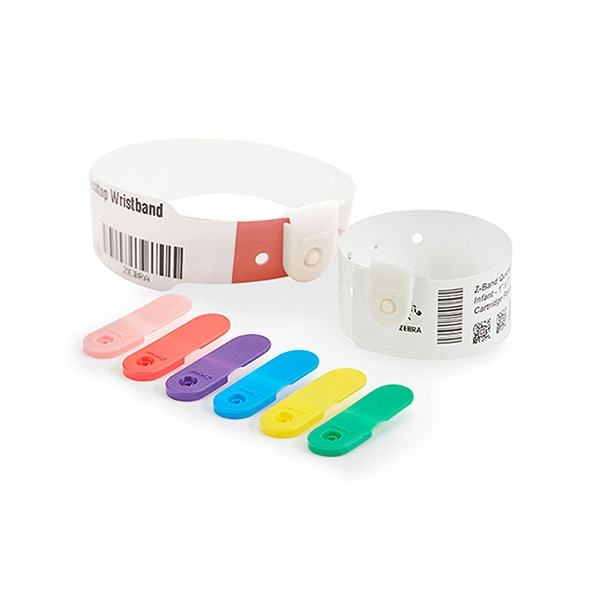 Zebra wristband clips - 97032-GREEN - Paper & Labels - CDW.com
