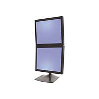 Ergotron DS100 mounting kit - low profile - for 2 LCD displays - black
