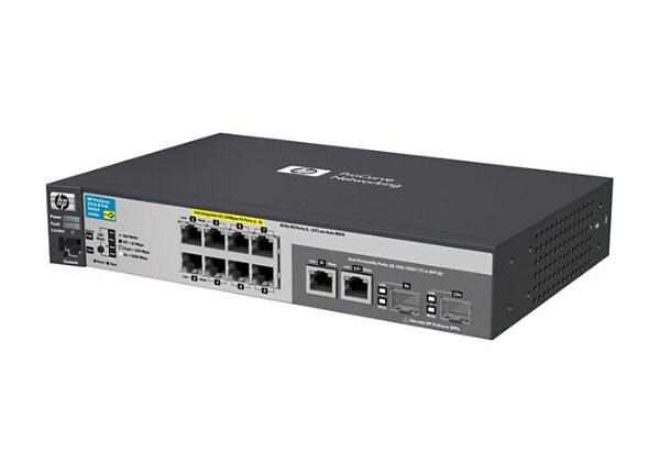 Aruba 2615-8-PoE - switch - 8 ports - managed - rack-mountable