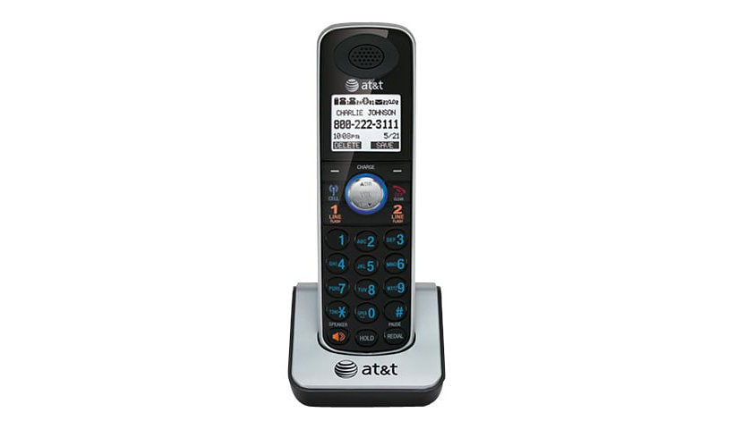 AT&T TL86009 - cordless extension handset with caller ID/call waiting - black