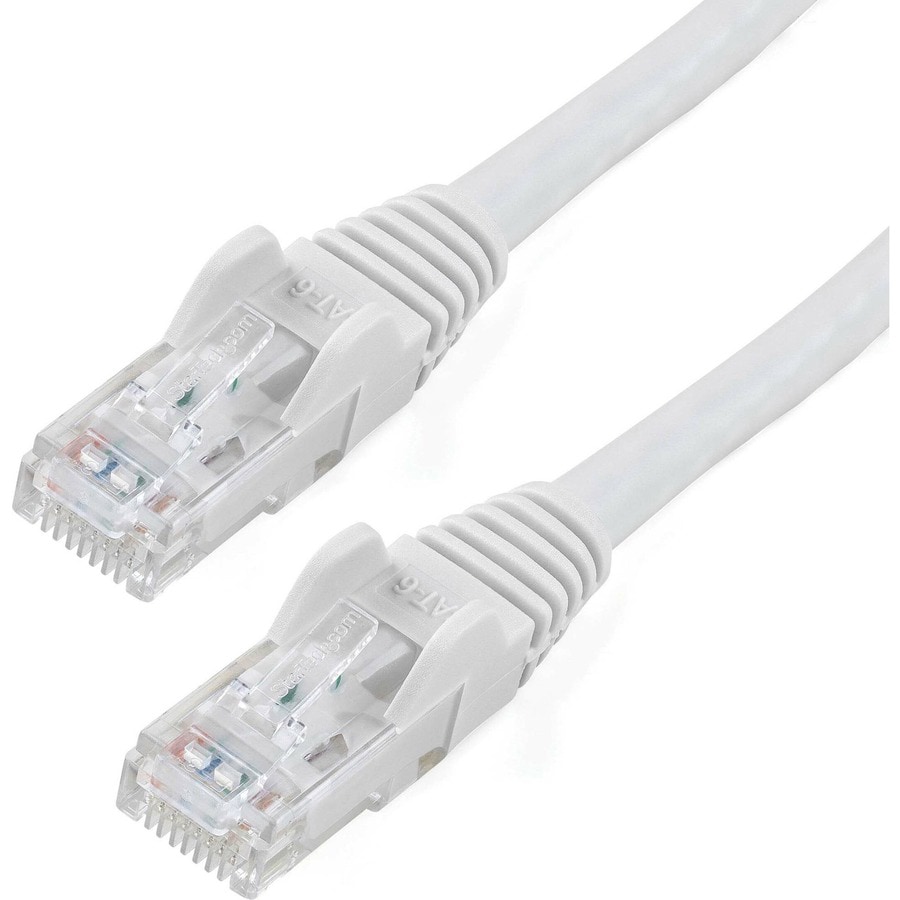 StarTech.com 7ft CAT6 Ethernet Cable - White Snagless Gigabit - 100W PoE UTP 650MHz Category 6 Patch Cord UL Certified