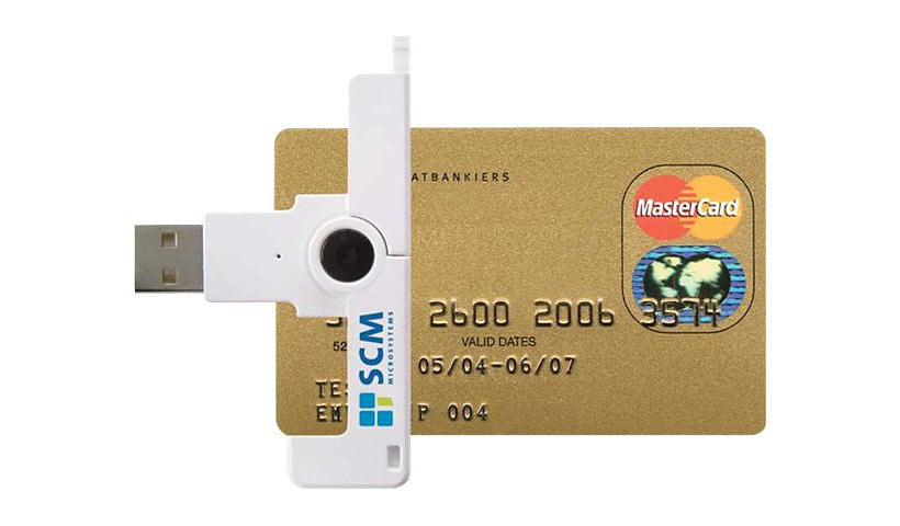 SCM SmartFold SCR3500 Smart Card Reader