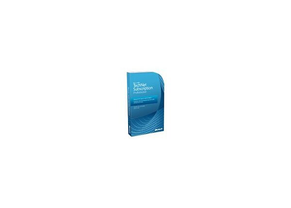Microsoft TechNet Subscription Professional 2010 - box pack ( 1 year )