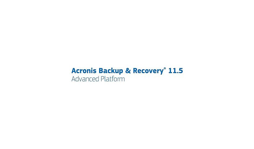 Acronis Advantage Premier - technical support (renewal) - for Acronis Backup &amp; Recovery Advanced Workstation