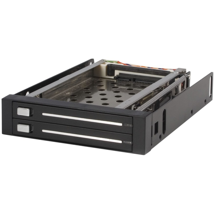 StarTech.com 2 Drive 2.5in Trayless Hot Swap SATA Mobile Rack Backplane - S
