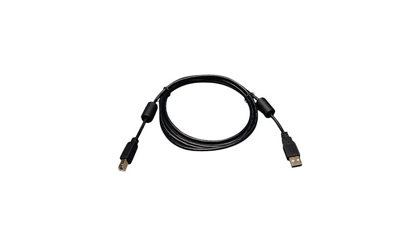 Eaton Tripp Lite Series USB 2.0 A to B Cable with Ferrite Chokes (M/M), 6 ft. (1.83 m) - USB cable - USB to USB Type B -