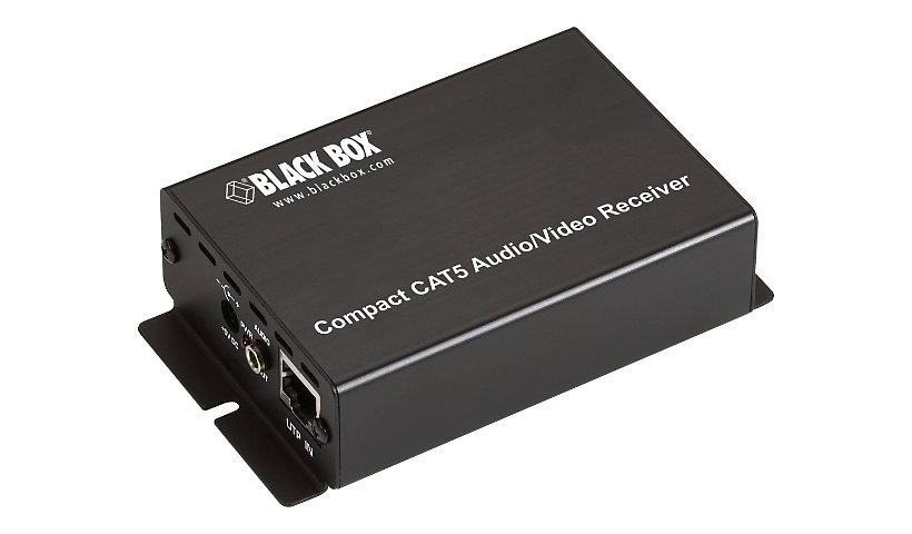 Black Box Compact CAT5 Audio/Video Receiver - video/audio extender