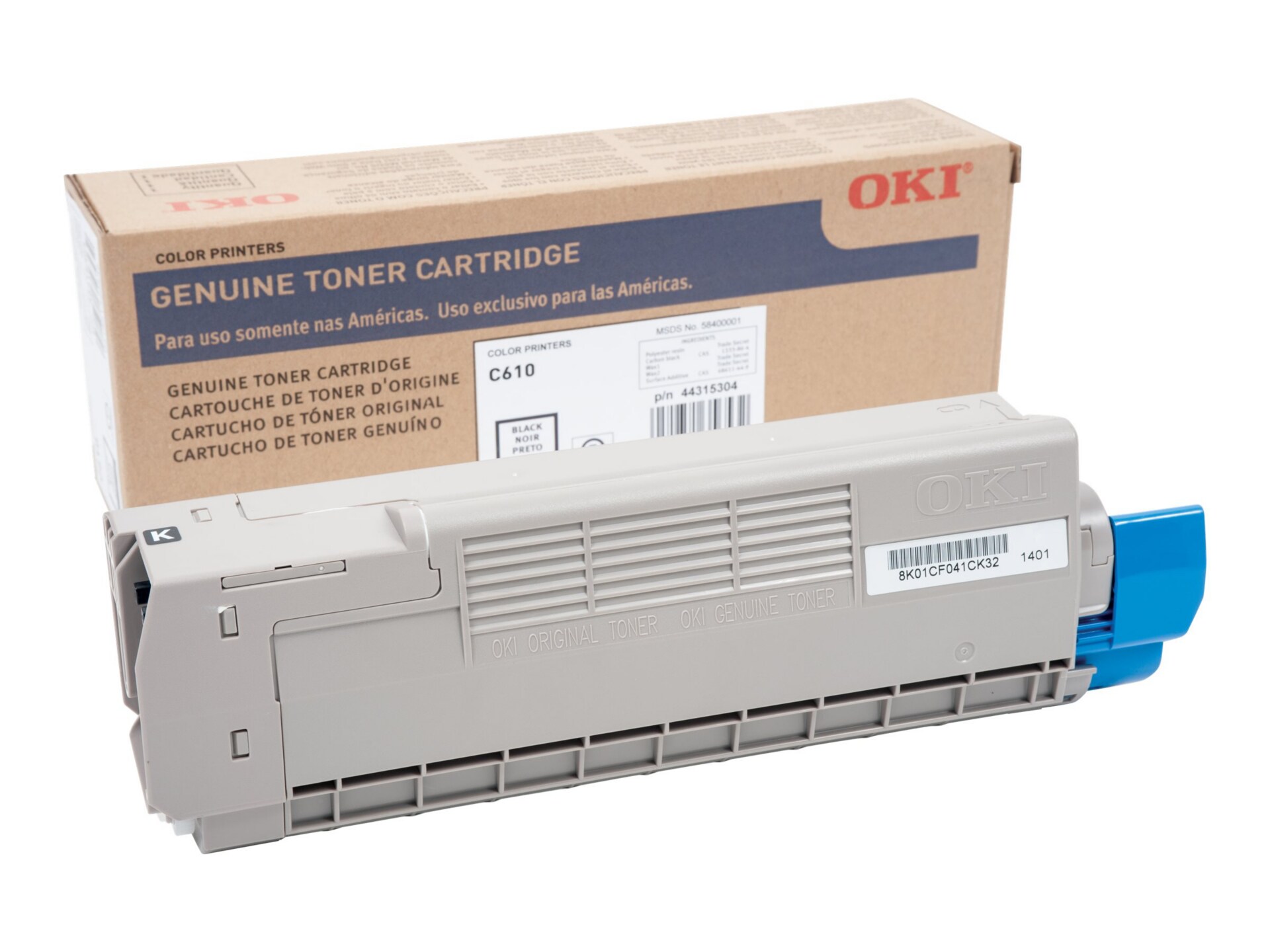 OKI C610 TONER BLK 8K YLD