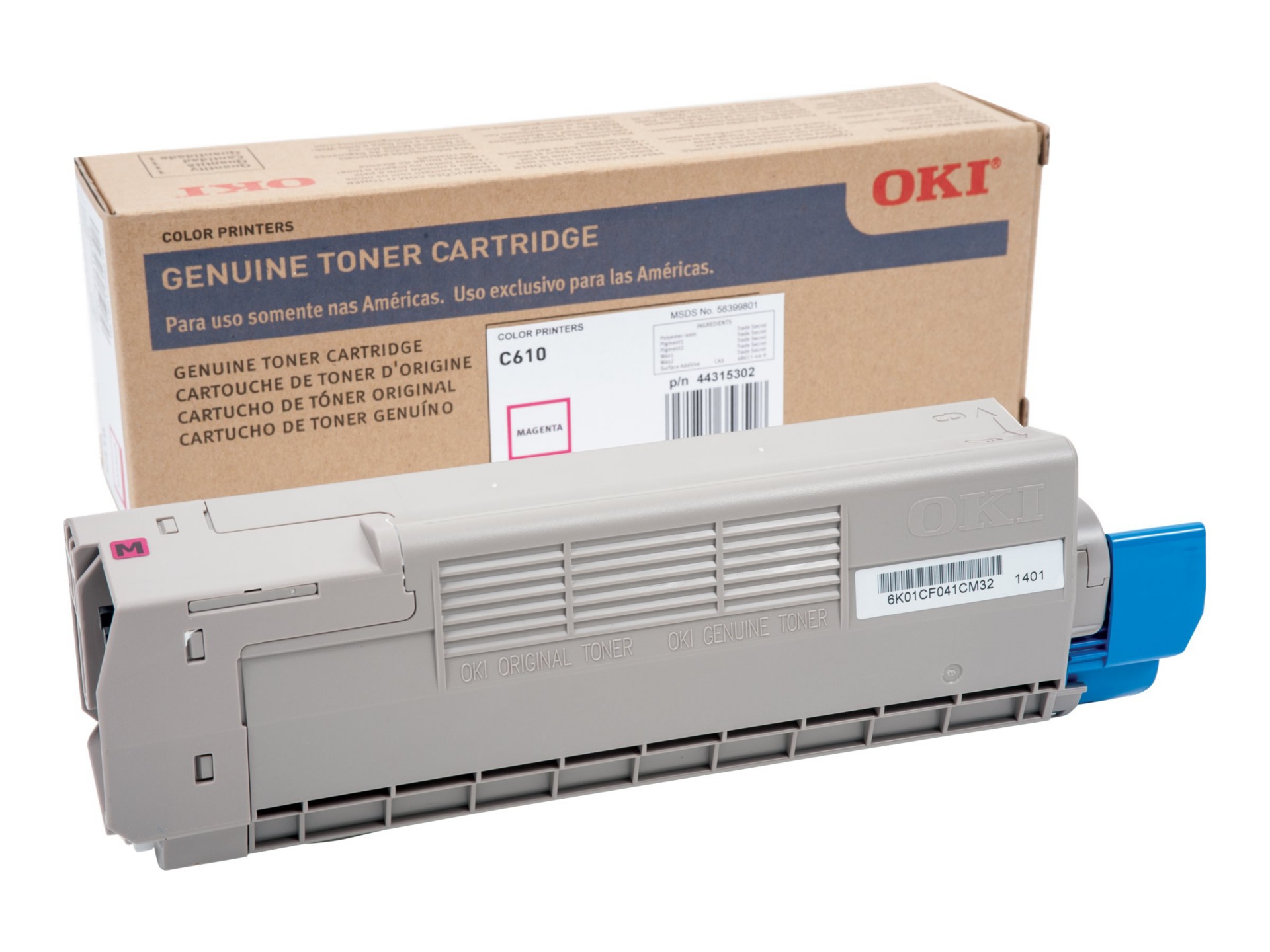 OKI C610 TONER MAGENTA 6K YLD