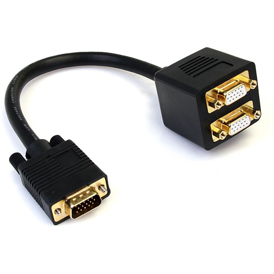 StarTech.com 1' VGA to 2x VGA Video Splitter Cable - DB15 Cable