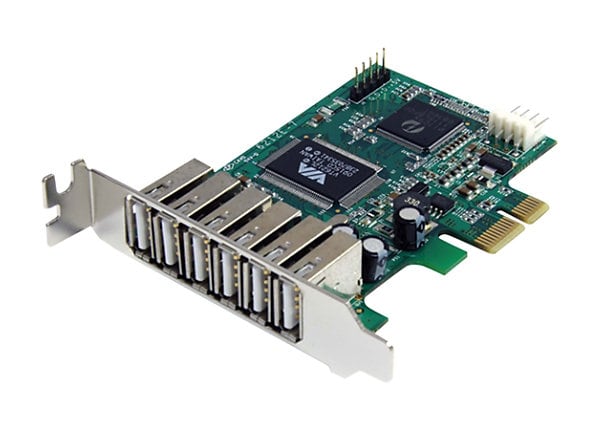 StarTech.com 7 Port PCI Express Low Profile USB 2.0 Adapter Card
