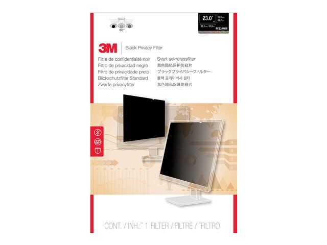 3M 23" Privacy Filter for Widescreen Desktop LCD Monitor