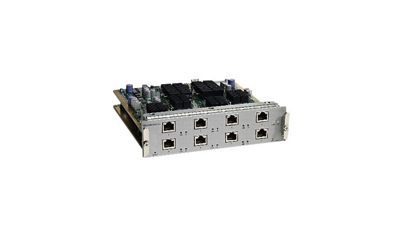 Cisco 8-Port (2:1) 10GBASE-T RJ-45 Half Card - expansion module - 10Gb Ethernet x 8