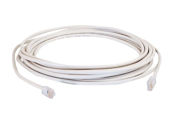 C2G Cat5e Non-Booted Unshielded (UTP) Network Patch Cable - network cable - 7.6 m - white